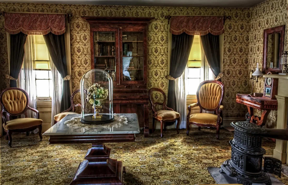 living room, �ictorian, 역사적, 베이직, 인테리어, 오래된, 레트로, 고대, 역사, 역사적, 인테리어 설계, 인테리어 장식, 가구, 집 가구